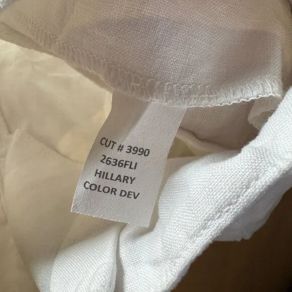 L'Agence Hilary Paperbag Shorts Women's Size 25 in White New Without Tags! - Picture 5 of 6